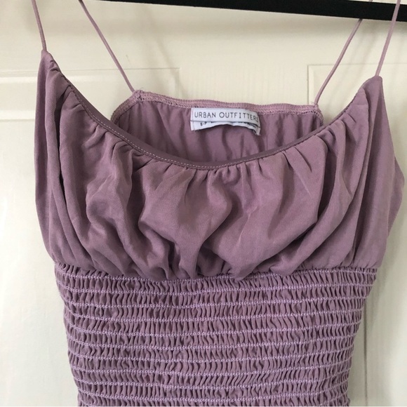 URBAN OUTFITTERS Purple Modal Smocked Tank Top - Picture 7 of 9